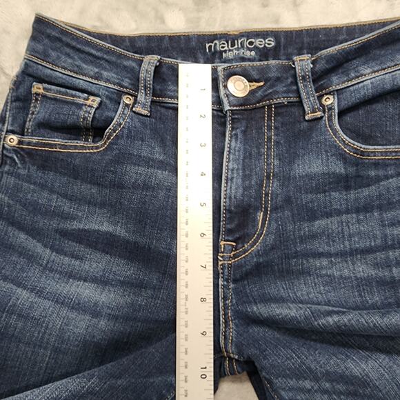 Maurices Jeans Womens 4 Blue Dark Wash High Rise Jegging Stretch Denim Skinny - Picture 9 of 12